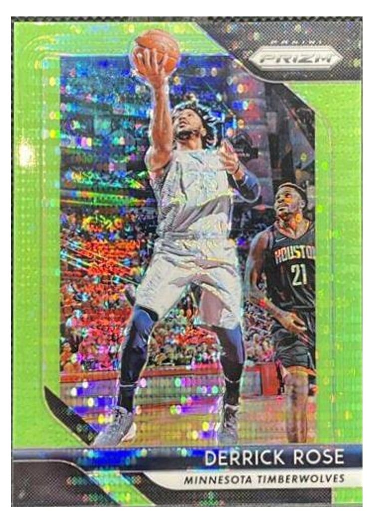 2018-19 Panini Prizm Base Set Derrick Rose #77 card