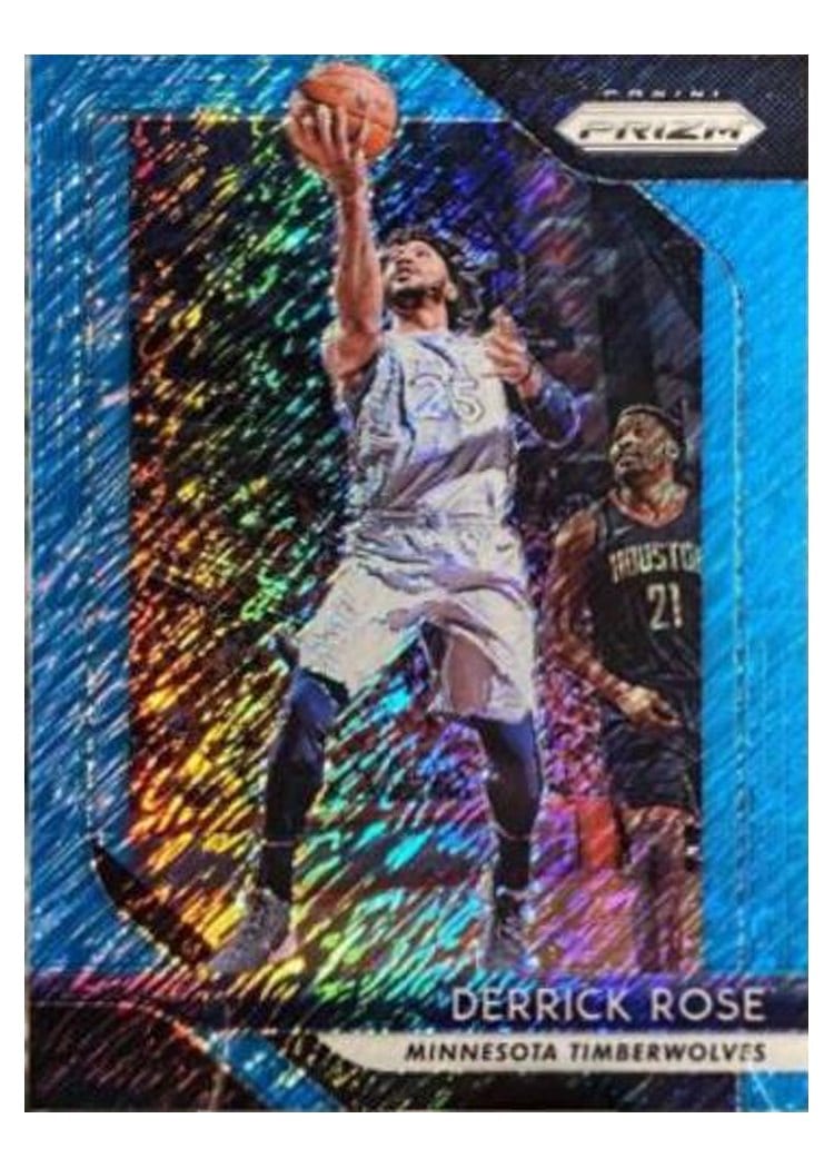 2018-19 Panini Prizm Base Set Derrick Rose #77 card