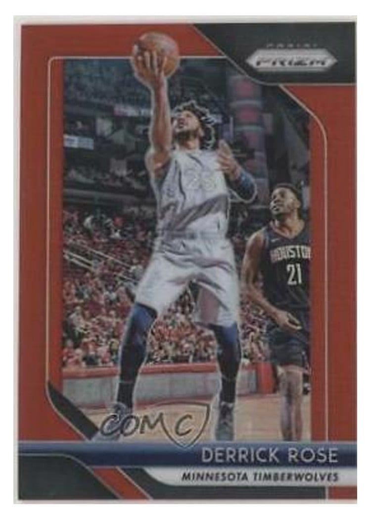 2018-19 Panini Prizm Base Set Derrick Rose #77 card