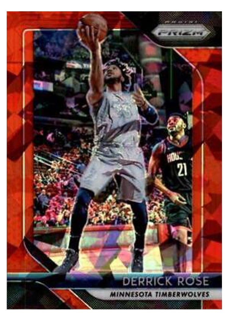 2018-19 Panini Prizm Base Set Derrick Rose #77 card