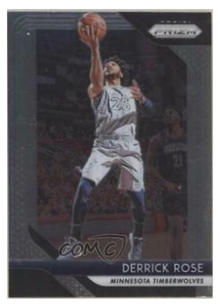 2018-19 Panini Prizm Base Set Derrick Rose #77 card