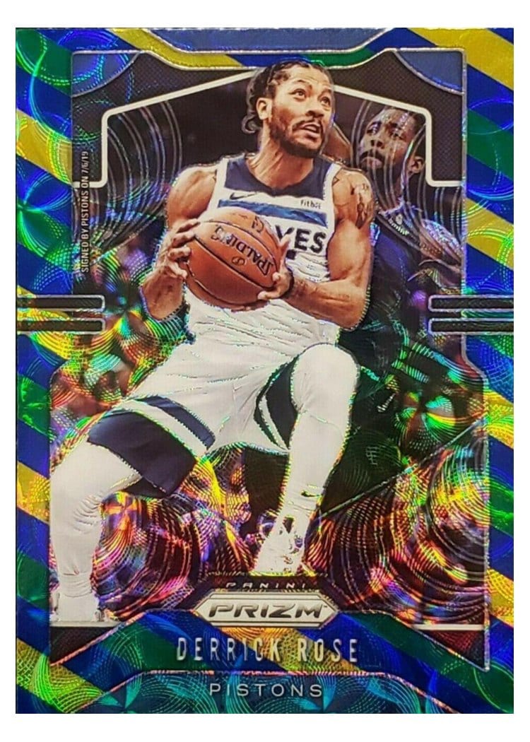 2019-20 Panini Prizm Base Set Derrick Rose #237 card