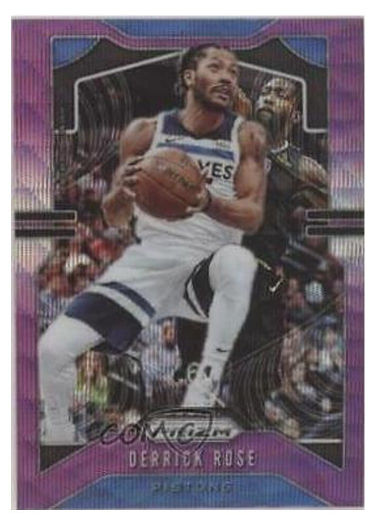 2019-20 Panini Prizm Base Set Derrick Rose #237 card