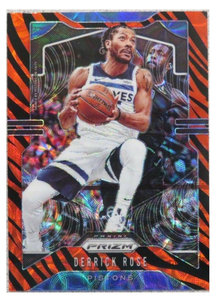 2019-20 Panini Prizm Base Set Derrick Rose #237 card