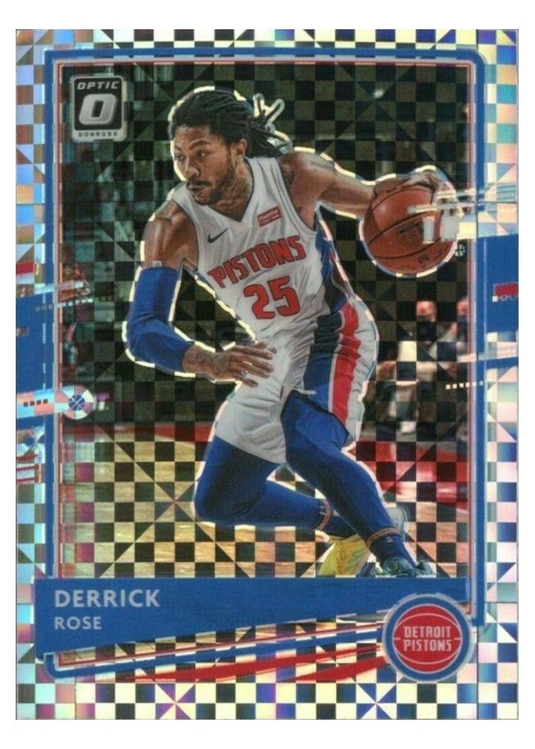 2020-21 Donruss Optic Base Set Derrick Rose #102 card