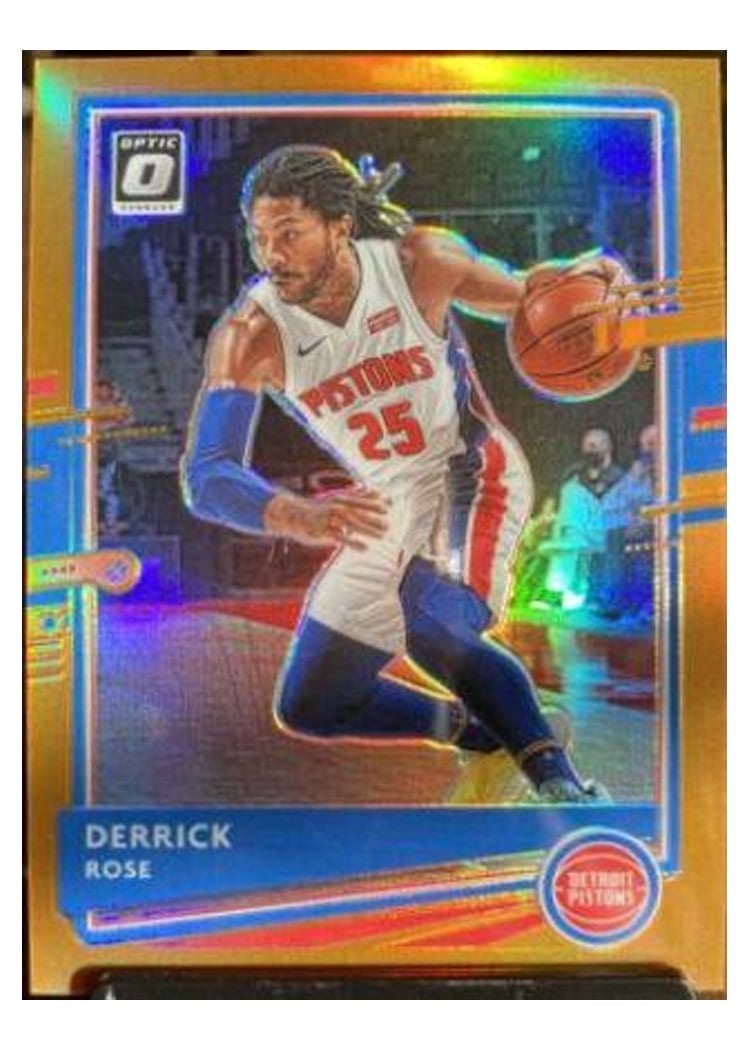 2020-21 Donruss Optic Base Set Derrick Rose #102 card
