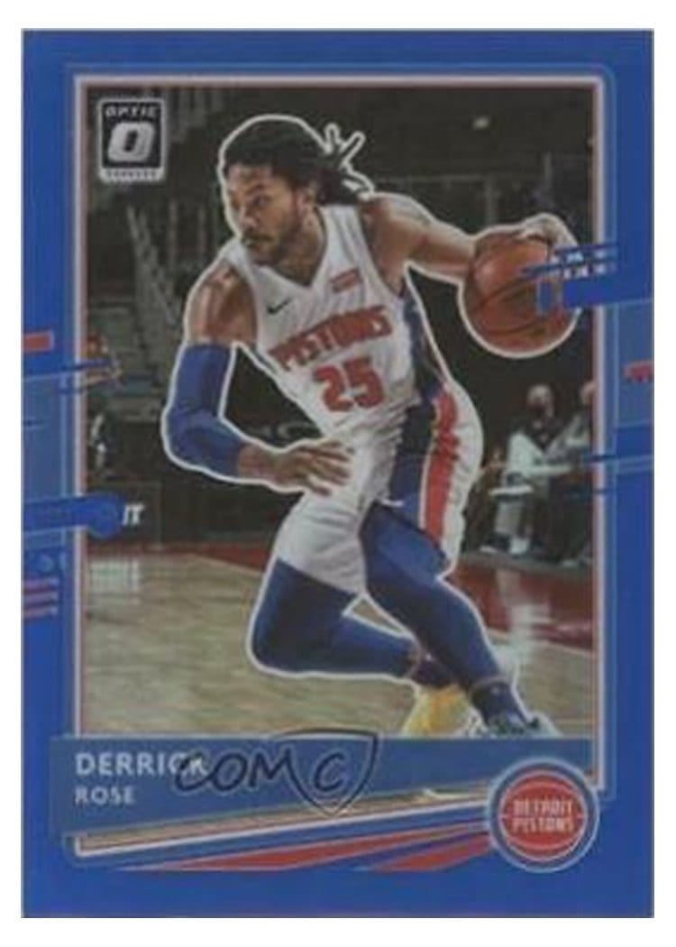 2020-21 Donruss Optic Base Set Derrick Rose #102 card