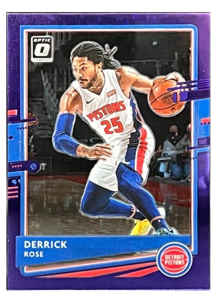 2020-21 Donruss Optic Base Set Derrick Rose #102 card