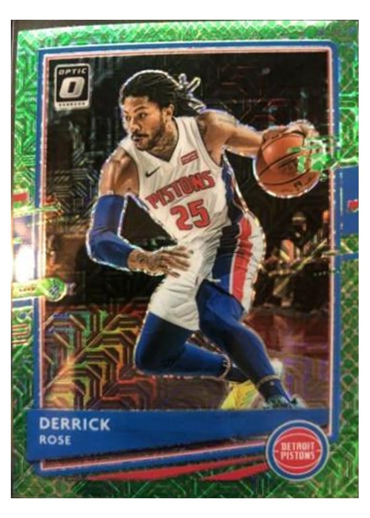 2020-21 Donruss Optic Base Set Derrick Rose #102 card