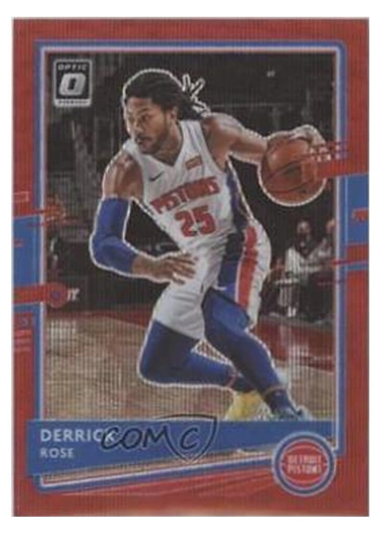 2020-21 Donruss Optic Base Set Derrick Rose #102 card