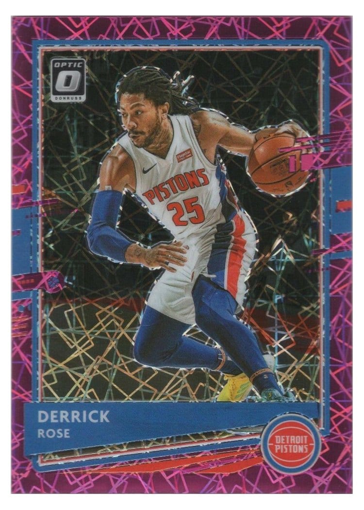 2020-21 Donruss Optic Base Set Derrick Rose #102 card