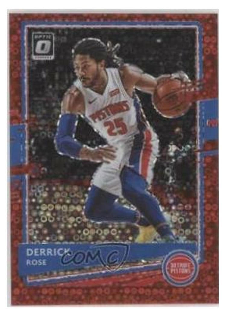 2020-21 Donruss Optic Base Set Derrick Rose #102 card