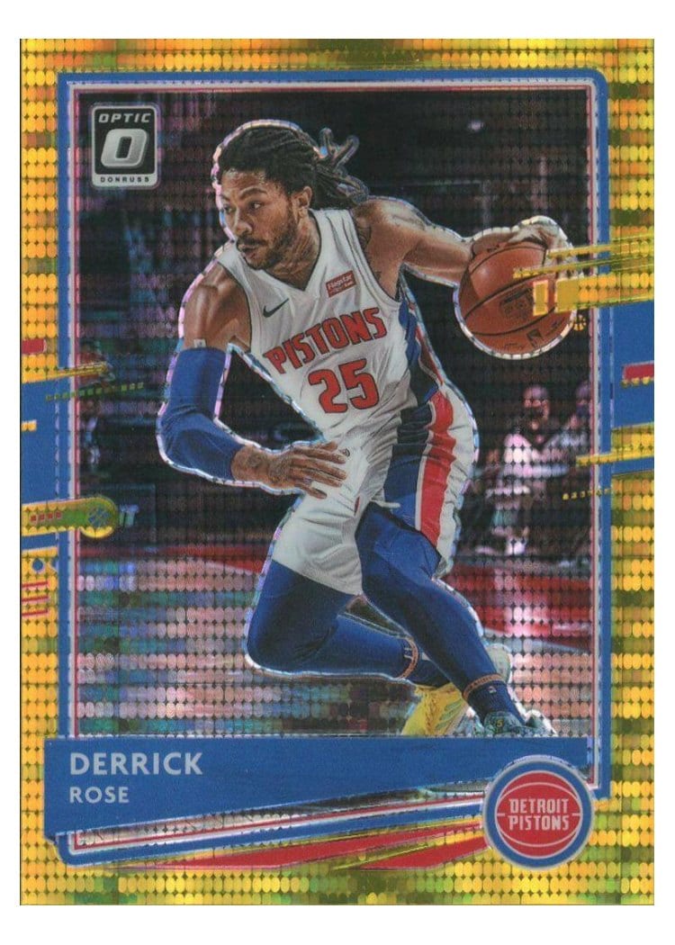2020-21 Donruss Optic Base Set Derrick Rose #102 card