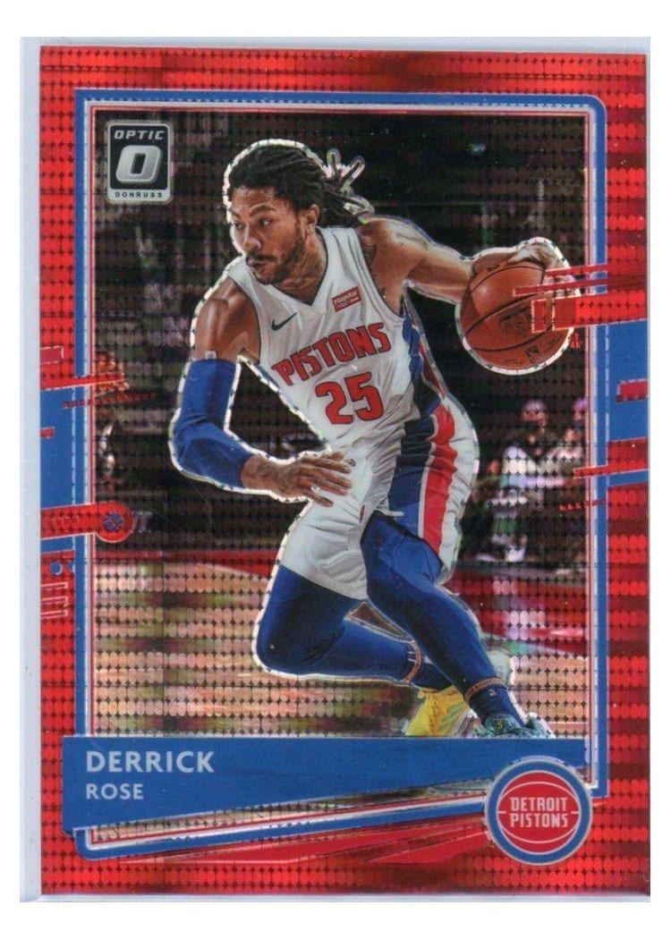 2020-21 Donruss Optic Base Set Derrick Rose #102 card