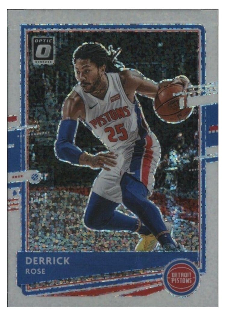 2020-21 Donruss Optic Base Set Derrick Rose #102 card