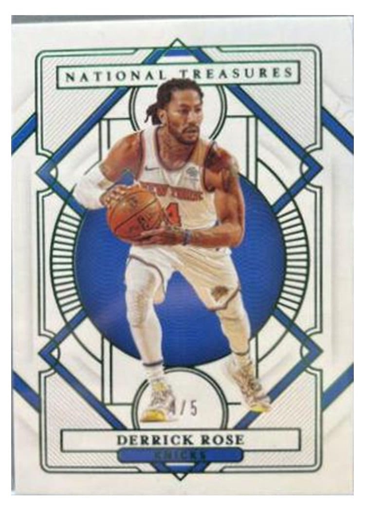 2020-21 Panini National Treasures Base Set Derrick Rose #97 card