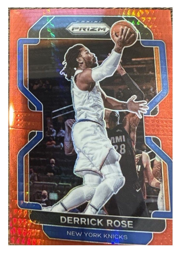 2021-22 Panini Prizm Base Set Derrick Rose #82 card