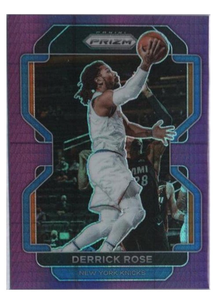 2021-22 Panini Prizm Base Set Derrick Rose #82 card