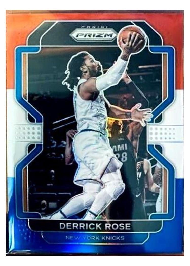 2021-22 Panini Prizm Base Set Derrick Rose #82 card