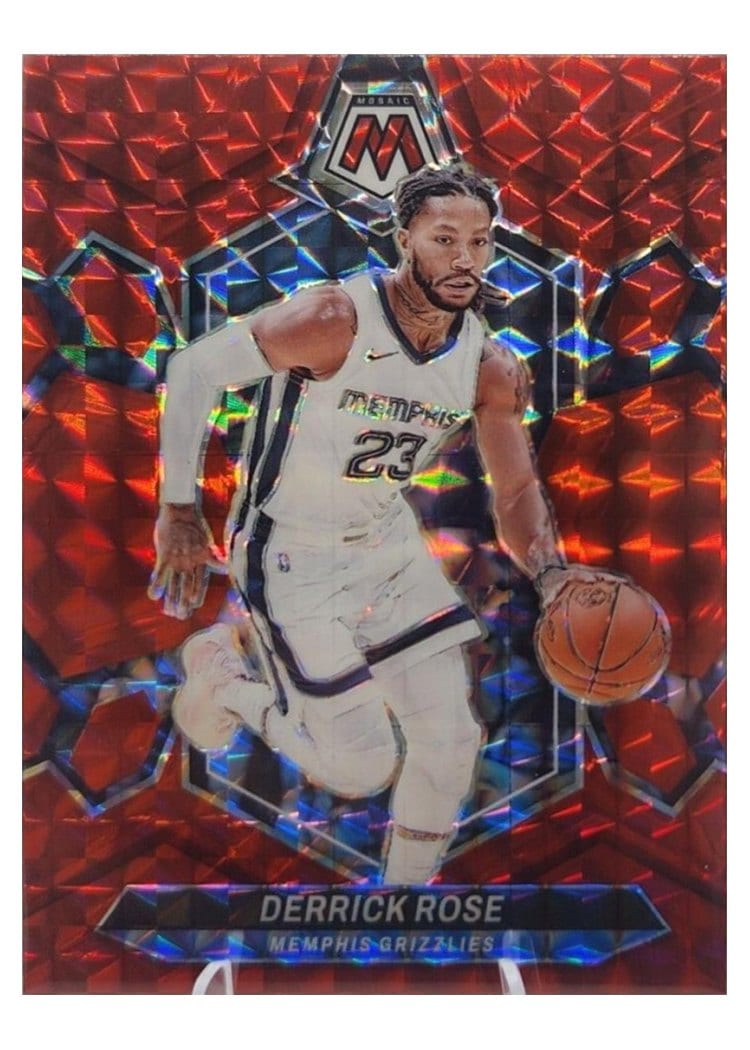 2023-24 Panini Mosaic Base Set Derrick Rose #48 card
