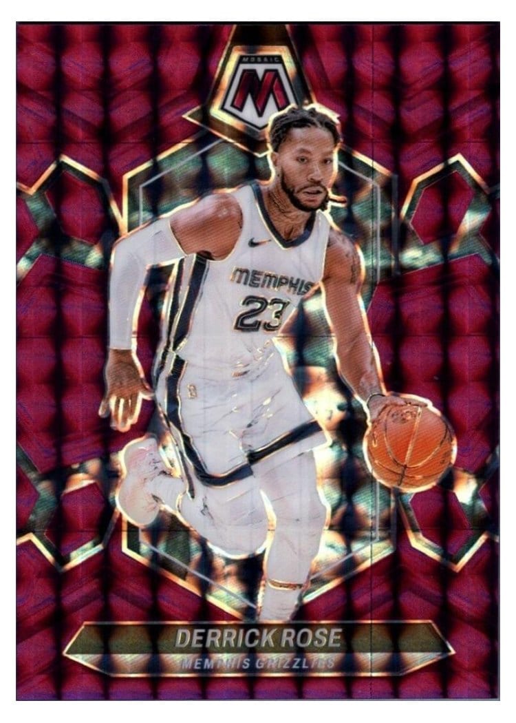 2023-24 Panini Mosaic Base Set Derrick Rose #48 card