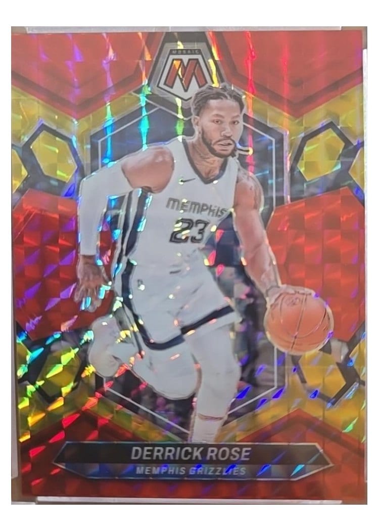 2023-24 Panini Mosaic Base Set Derrick Rose #48 card