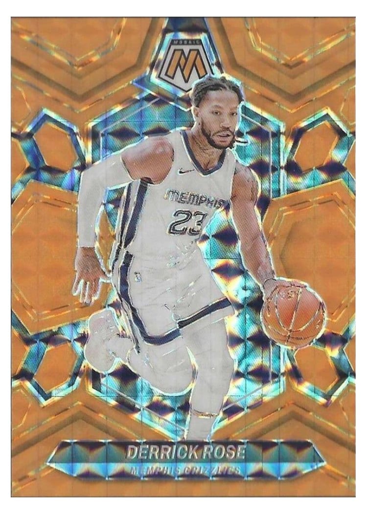 2023-24 Panini Mosaic Base Set Derrick Rose #48 card