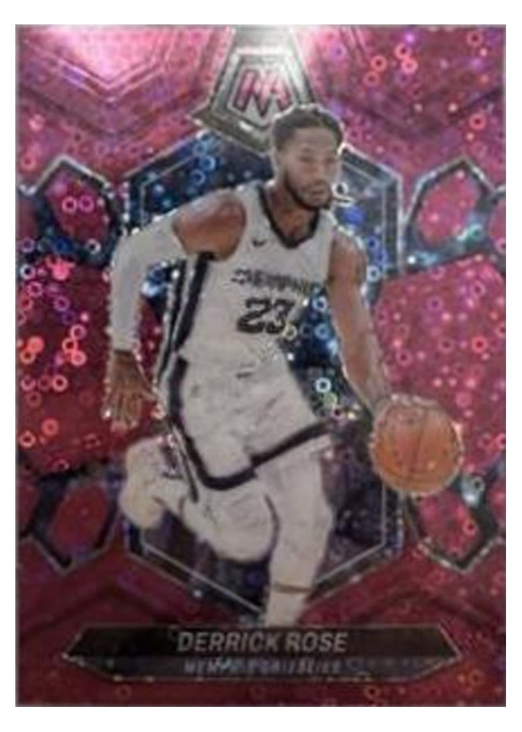 2023-24 Panini Mosaic Base Set Derrick Rose #48 card