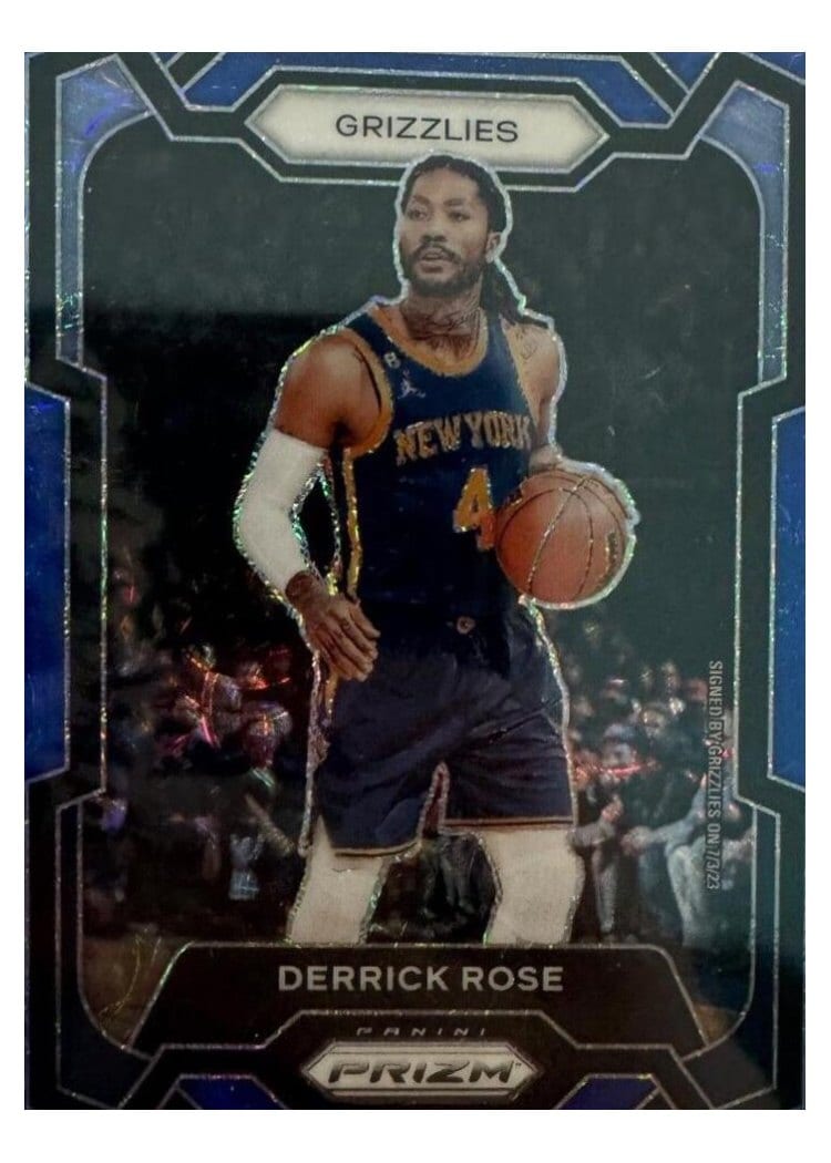 2023-24 Panini Prizm Base Set Derrick Rose #272 card