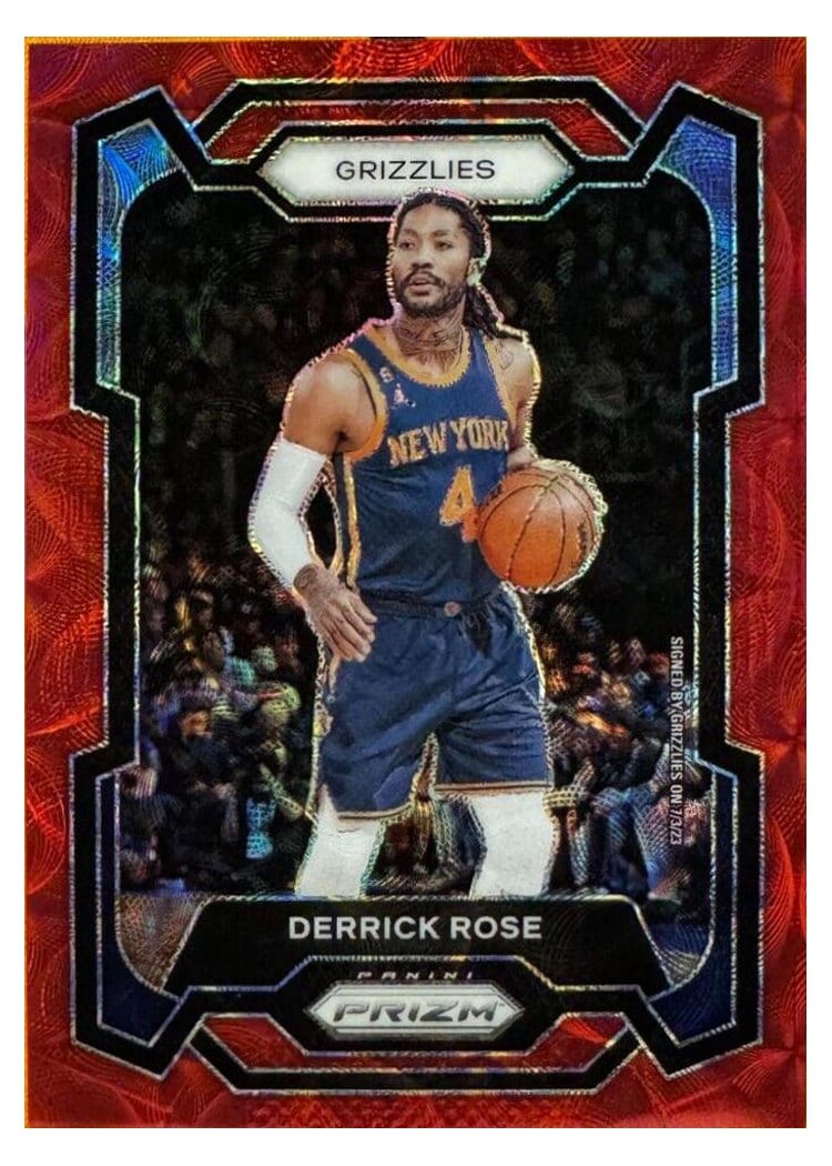 2023-24 Panini Prizm Base Set Derrick Rose #272 card