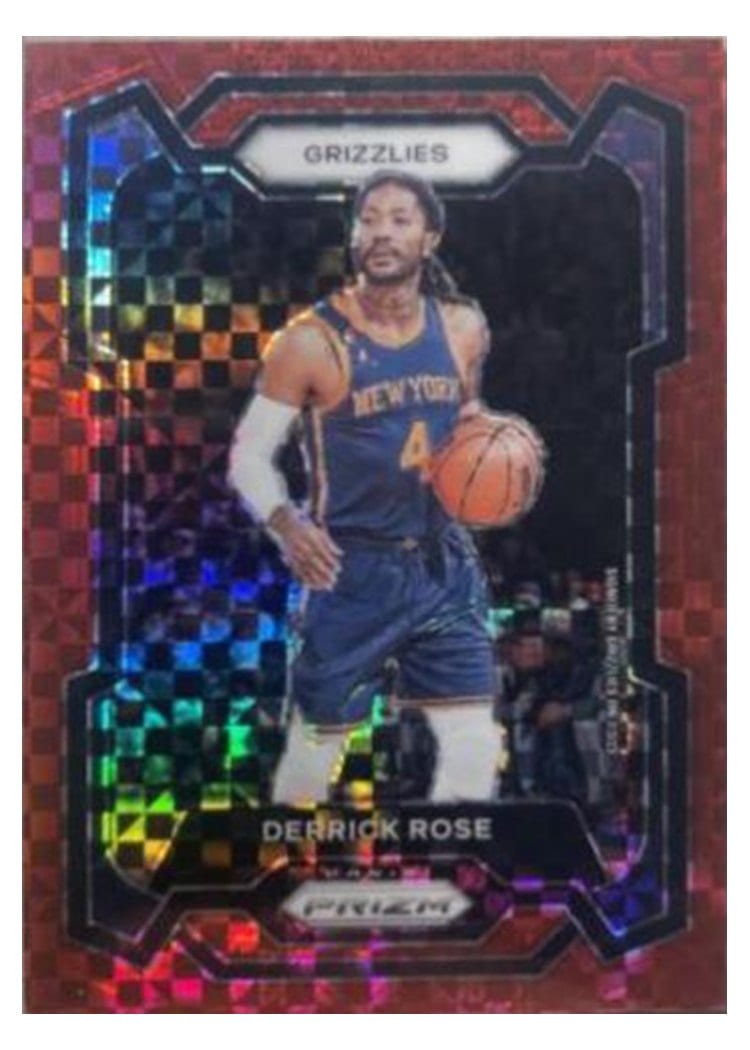 2023-24 Panini Prizm Base Set Derrick Rose #272 card