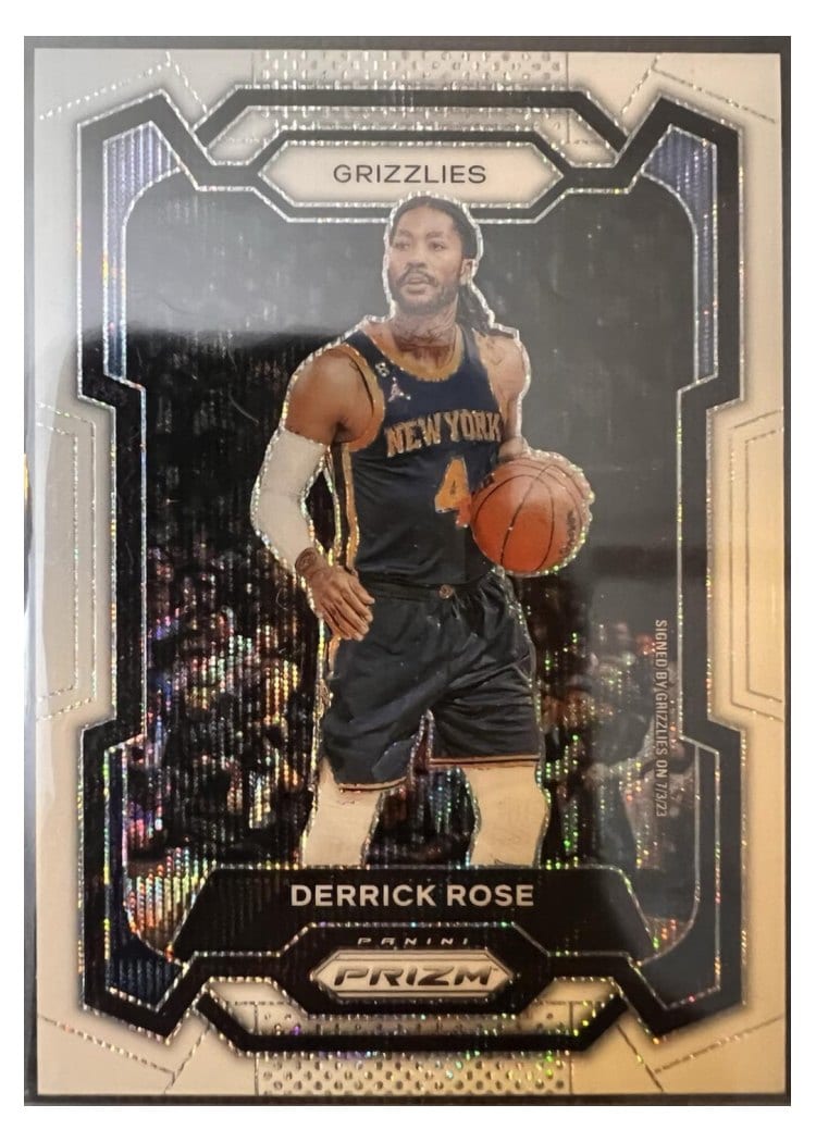 2023-24 Panini Prizm Base Set Derrick Rose #272 card
