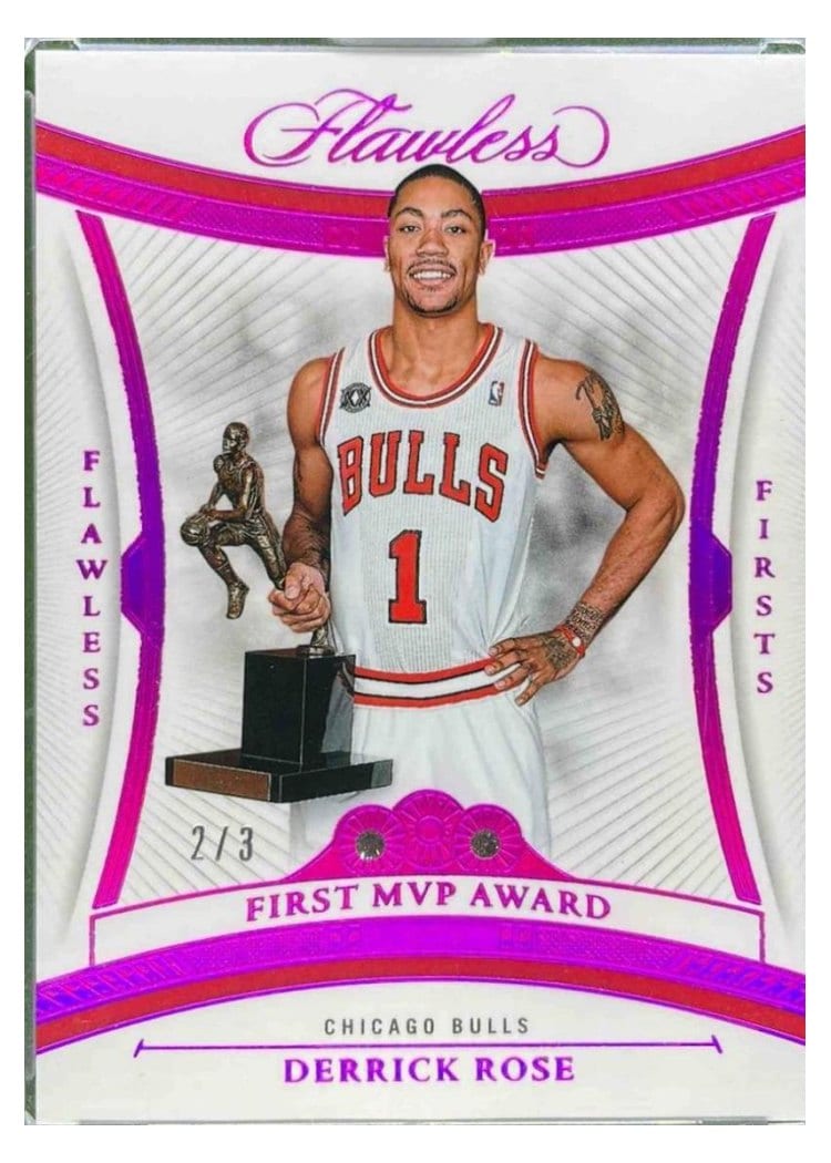 2024-25 Panini Flawless Base Gems Derrick Rose #153 card