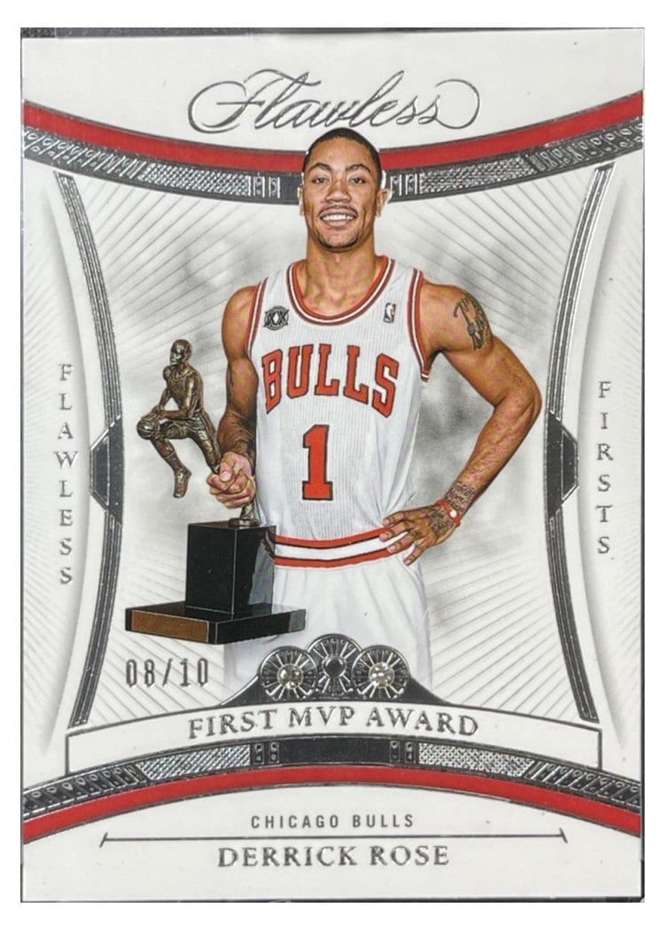 2024-25 Panini Flawless Base Gems Derrick Rose #153 card