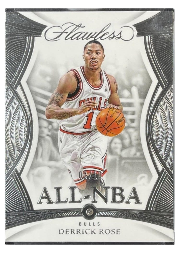 2024-25 Panini Flawless Base Gems Derrick Rose #200 card