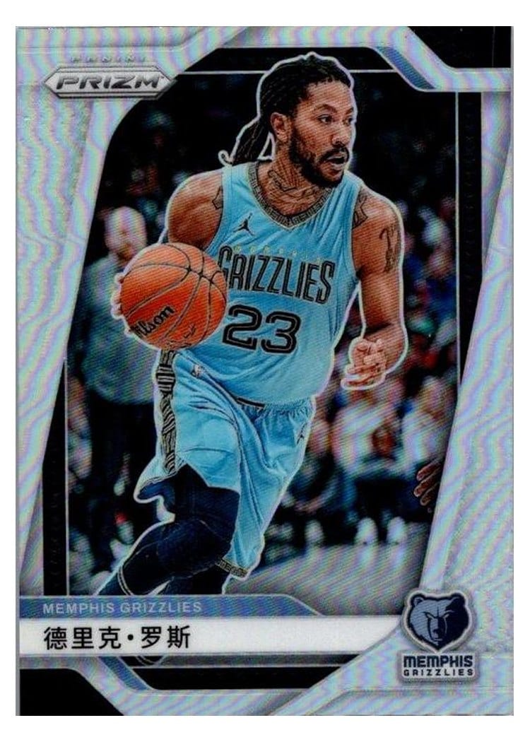 2024-25 Panini Prizm Base Set Derrick Rose #53 card