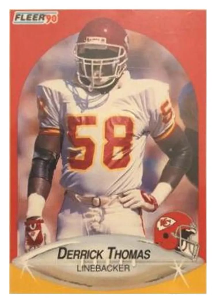 1990 Fleer Derrick Thomas #209 card