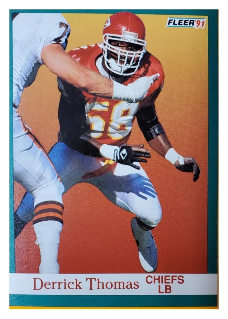 1991 Fleer Derrick Thomas #100 card