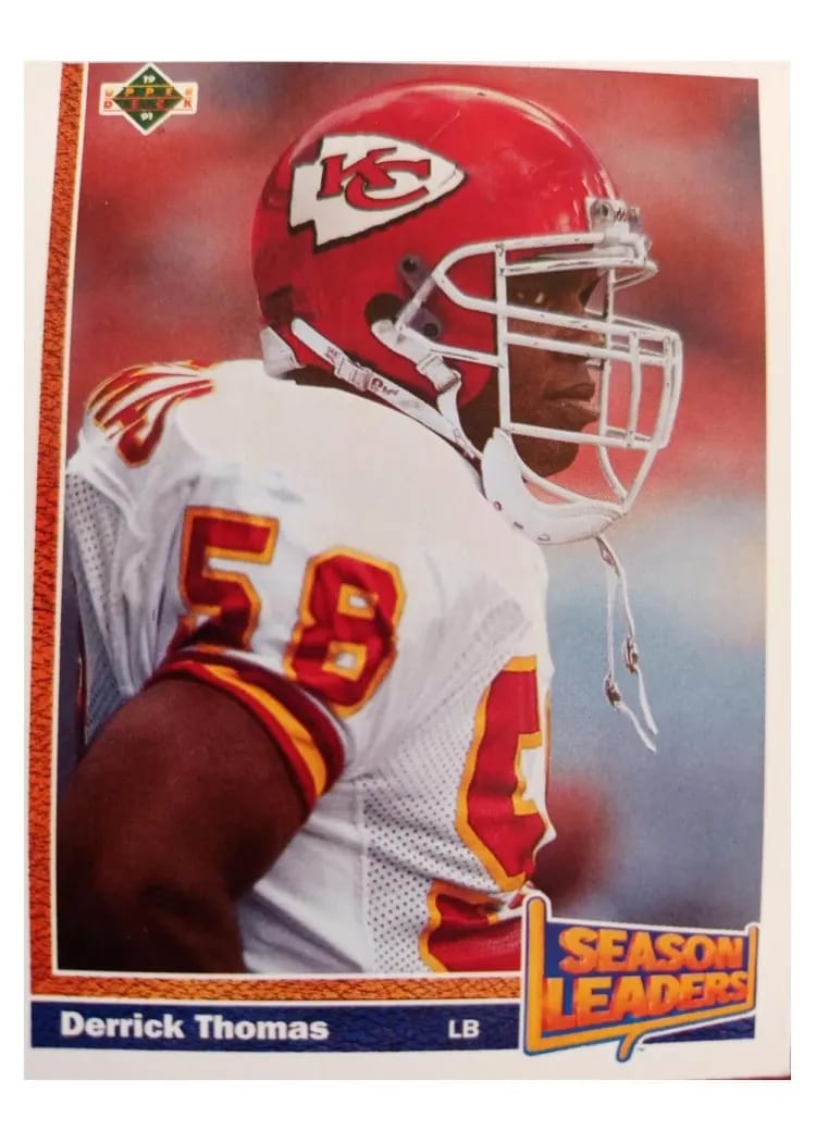 1991 Upper Deck Derrick Thomas #404 card