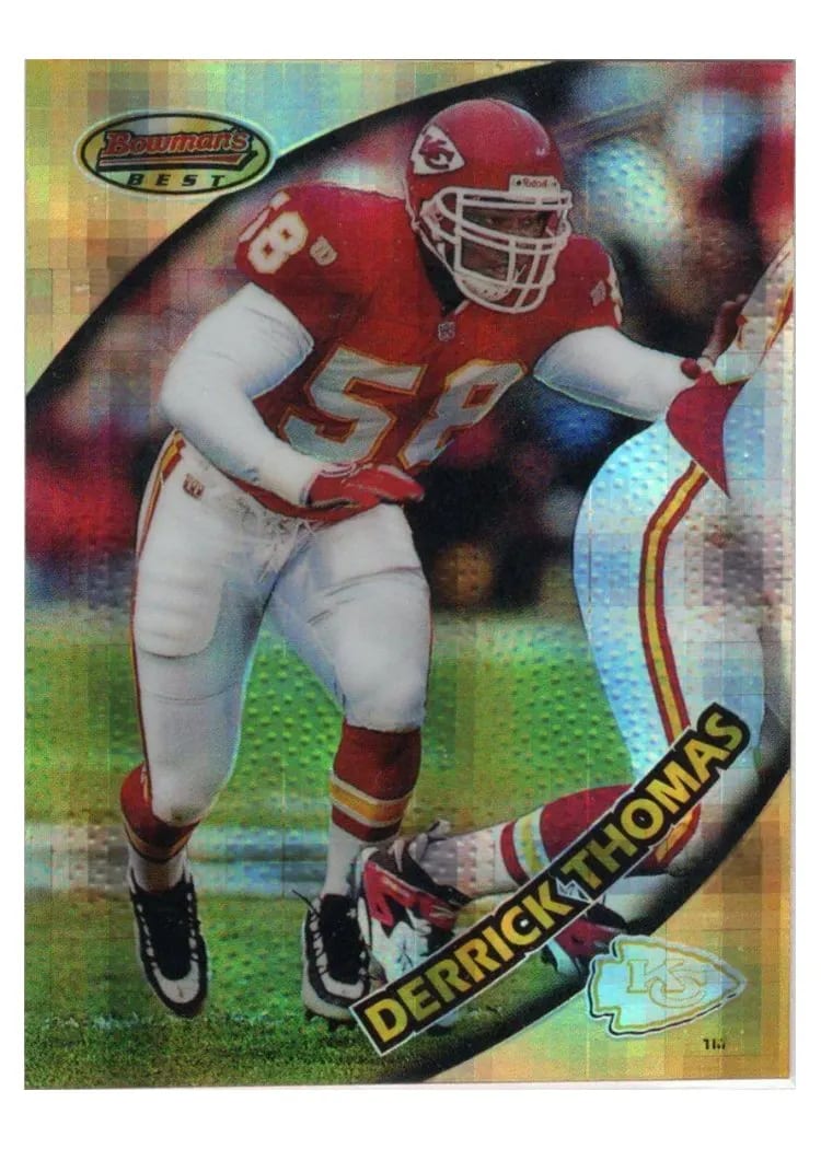1997 Bowman's Best Derrick Thomas #19 card