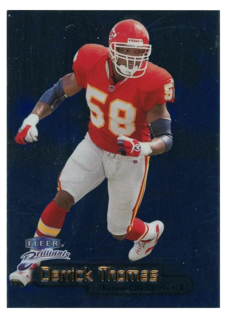 1998 Fleer Brilliants Derrick Thomas #56B card