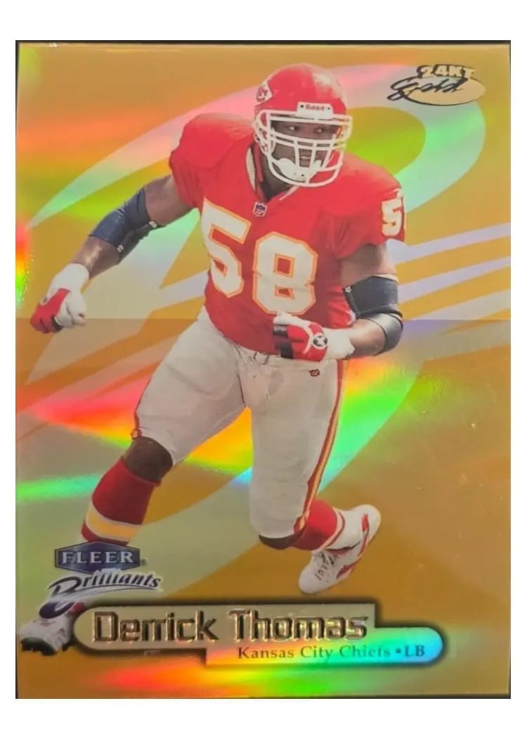 1998 Fleer Brilliants Derrick Thomas #56TG card