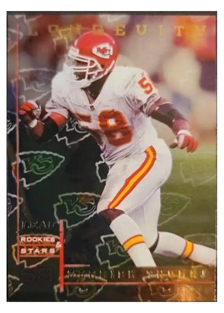 1998 Leaf Rookies & Stars Derrick Thomas #14 card