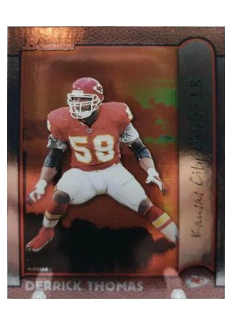 1999 Bowman Chrome Derrick Thomas #129 card