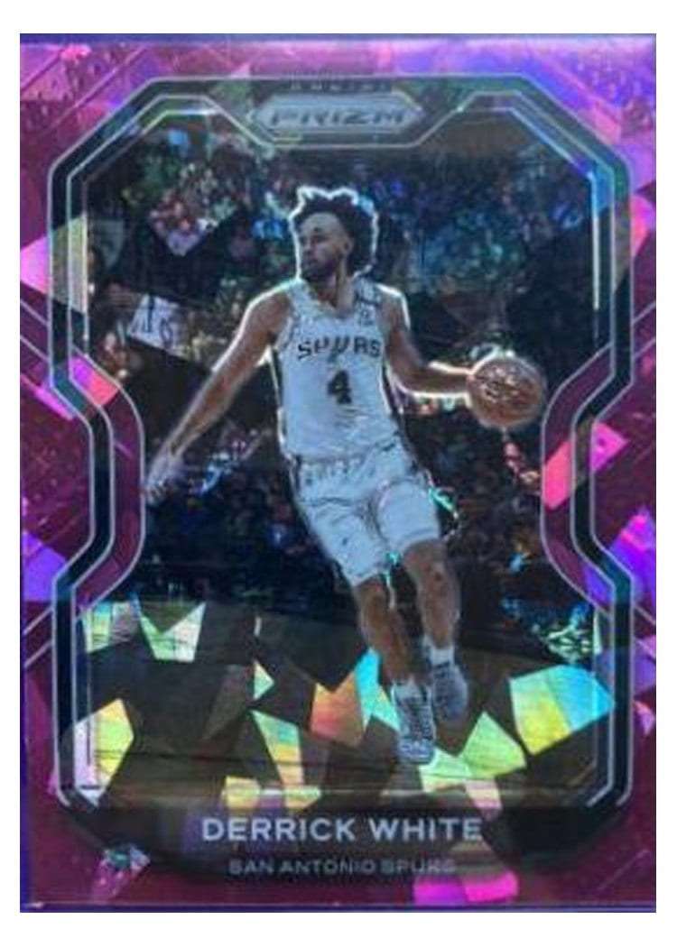 2020-21 Panini Prizm Base Set Derrick White Pink Ice Prizm #174 card