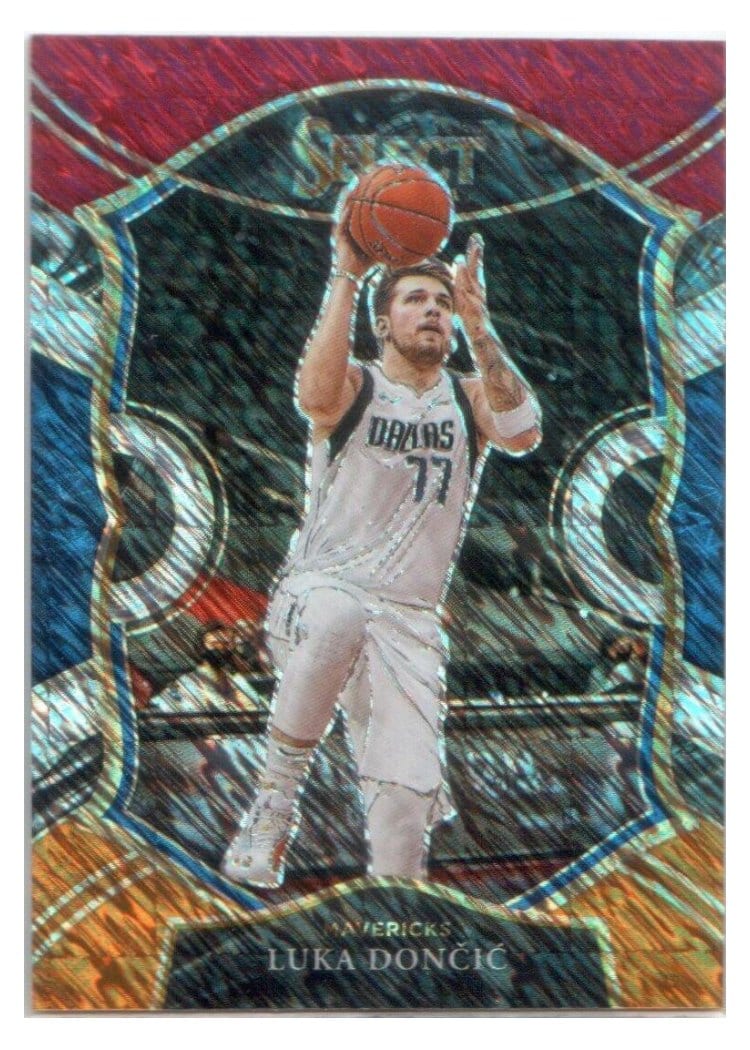 2020-21 Panini Select Base Set Derrick White Red White Orange Shimmer #141 card
