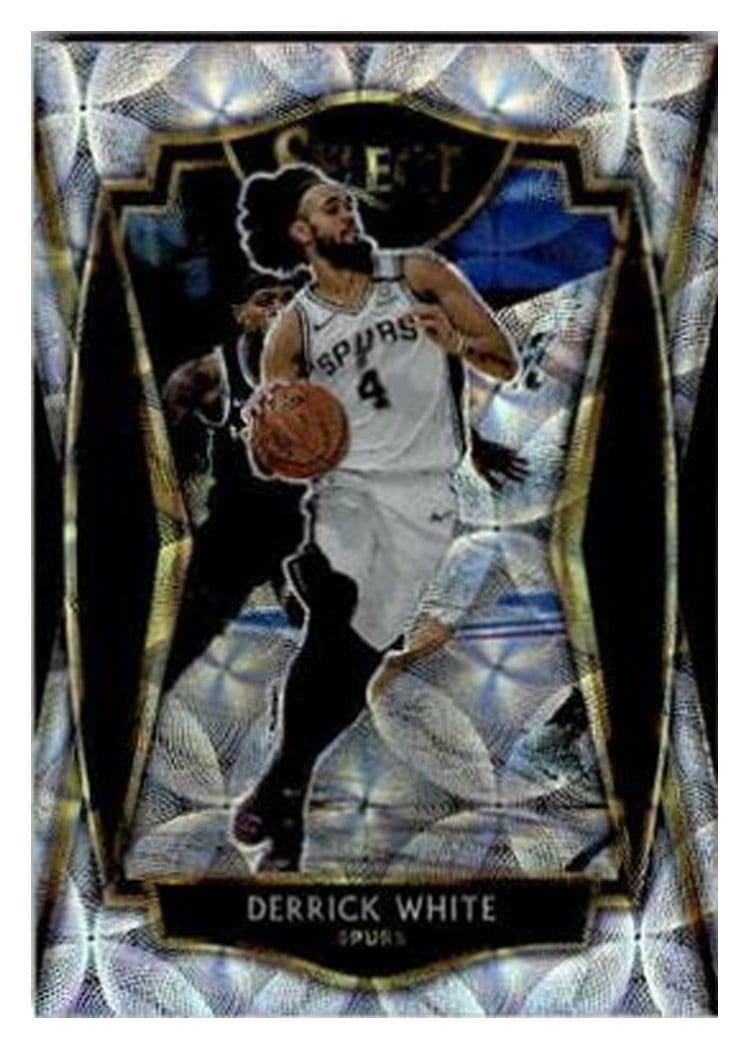 2020-21 Panini Select Base Set Derrick White Scope Prizm #141 card