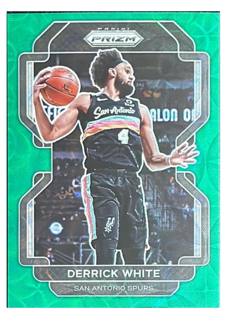 2021-22 Panini Prizm Base Set Derrick White #19 card