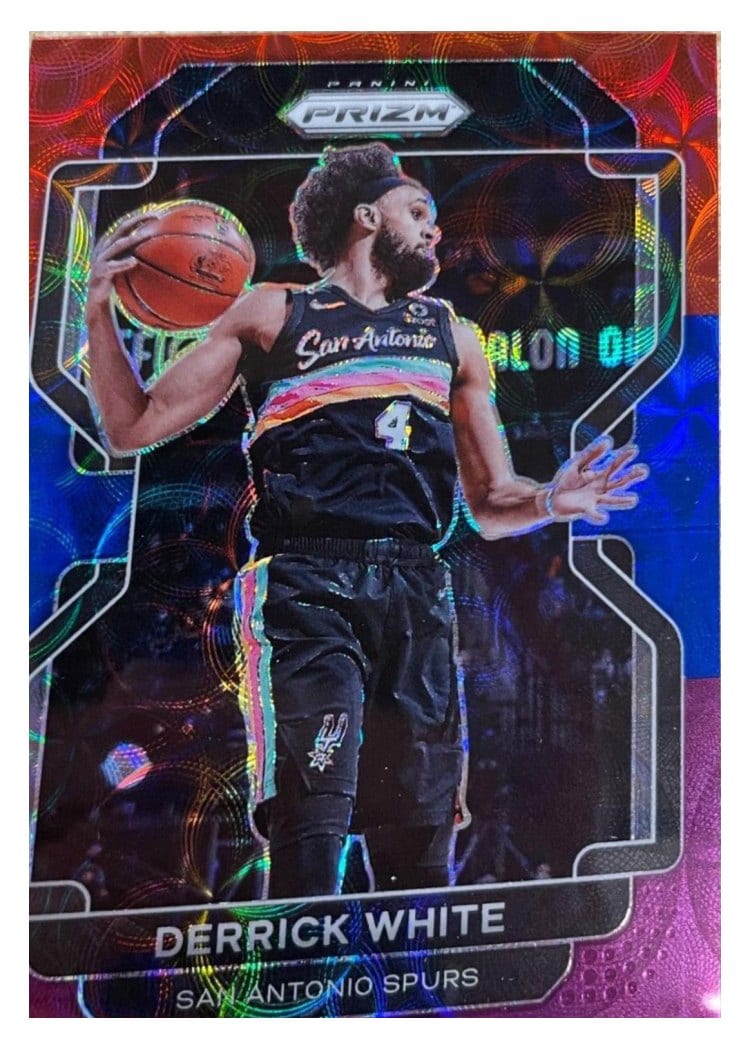 2021-22 Panini Prizm Base Set Derrick White #19 card