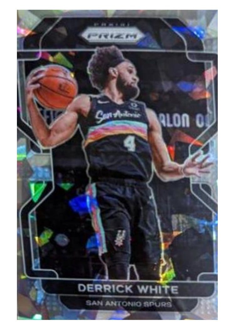 2021-22 Panini Prizm Base Set Derrick White Ice Prizm #19 card